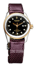 Tudor Glamour Date Czarny/Skóra Ø31 mm 53003-BDIDPRLZS