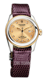 Tudor Glamour Date Szampański/Skóra Ø31 mm 53003-CHDIDPRLZS
