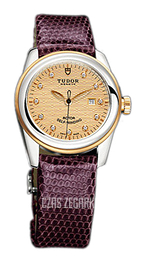 Tudor Glamour Date Szampański/Skóra Ø31 mm 53003-CHDIDPRLZSP