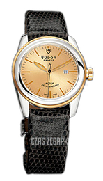 Tudor Glamour Date Szampański/Skóra Ø31 mm 53003-CHIDBLZS