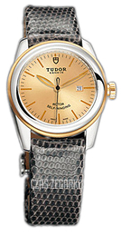 Tudor Glamour Date Szampański/Skóra Ø31 mm 53003-CHIDGLZS