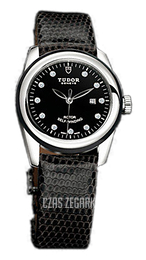 Tudor Glamour Date Czarny/Skóra Ø31 mm 53010N-BDIDBLZS