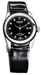 Tudor Glamour Date Czarny/Skóra Ø31 mm 53010N-BDIDBPLS
