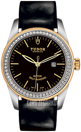 Tudor Glamour Date Czarny/Skóra Ø31 mm M53023-0040