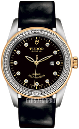 Tudor Glamour Date Czarny/Skóra Ø31 mm M53023-0041