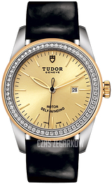 Tudor Glamour Date Żółte złoto/Skóra Ø31 mm M53023-0044