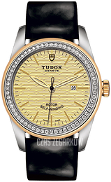 Tudor Glamour Date Żółte złoto/Skóra Ø31 mm M53023-0046