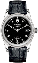 Tudor Glamour Date Czarny/Skóra Ø36 mm M55000-0013