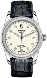 Tudor Glamour Date Biały/Skóra Ø36 mm M55000-0116