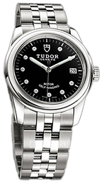 Tudor Glamour Date Czarny/Stal Ø36 mm 55000-68050-BDIDSTL