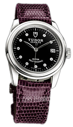 Tudor Glamour Date Czarny/Skóra Ø36 mm 55000-BDIDPRLZS
