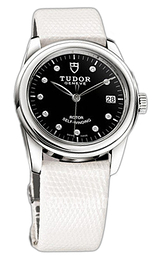 Tudor Glamour Date Czarny/Skóra Ø36 mm 55000-BDIDWLZS