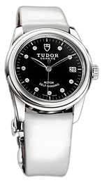 Tudor Glamour Date Czarny/Skóra Ø36 mm 55000-BDIDWPLS
