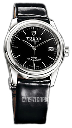 Tudor Glamour Date Czarny/Skóra Ø36 mm 55000-BIDBPLS