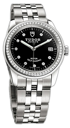 Tudor Glamour Date Czarny/Stal Ø36 mm 55020-68050-BDIDSTL