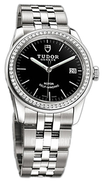 Tudor Glamour Date Czarny/Stal Ø36 mm 55020-68050-BIDSTL