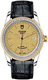 Tudor Glamour Date Żółte złoto/Skóra Ø36 mm M55023-0051