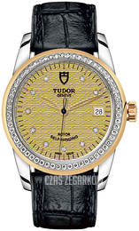 Tudor Glamour Date Żółte złoto/Skóra Ø36 mm M55023-0052