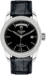 Tudor Glamour Day-Date Czarny/Skóra Ø39 mm M56000-0023