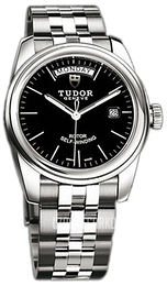 Tudor Glamour Day-Date Czarny/Stal Ø39 mm 56000-68060-BIDSTL