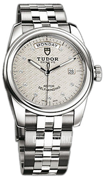 Tudor Glamour Day-Date Srebrny/Stal Ø39 mm 56000-68060-SLIDSTL
