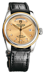 Tudor Glamour Day-Date Szampański/Skóra Ø39 mm 56003-CHDIDSBLS