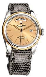 Tudor Glamour Day-Date Szampański/Skóra Ø39 mm 56003-CHIDGLZS