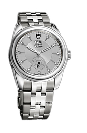 Tudor Glamour Double Date Srebrny/Stal Ø42 mm 57000-68070-SDIDS
