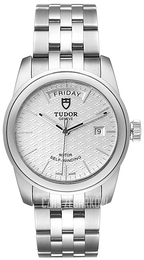 Tudor Glamour Day-Date Srebrny/Stal Ø39 mm M56000-0003