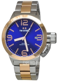 TW Steel Canteen Niebieski/Stal Ø45 mm CB141
