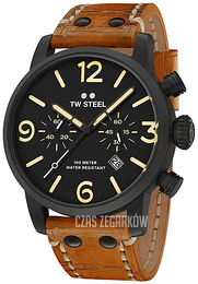 TW Steel Maverick Czarny/Skóra Ø48 mm MS34