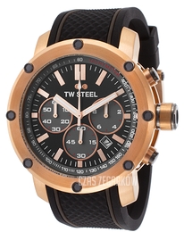 TW Steel Tech Czarny/Guma Ø48 mm TS5