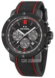 TW Steel Tech Czarny/Guma Ø48 mm TS6