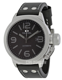 TW Steel Canteen Czarny/Skóra Ø45 mm TWA200