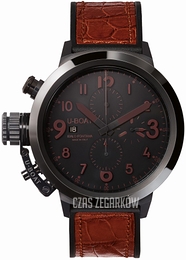 U-Boat Flightdeck Czarny/Skóra Ø50 mm 7094