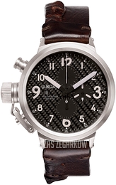 U-Boat Flightdeck Czarny/Skóra Ø50 mm 7106