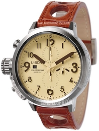 U-Boat Flightdeck Brązowy/Skóra Ø50 mm 7119