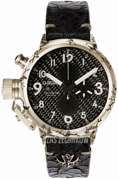 U-Boat Flightdeck Czarny/Skóra Ø50 mm 7286