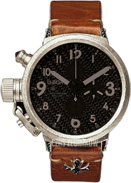 U-Boat Flightdeck Czarny/Skóra Ø50 mm 7287