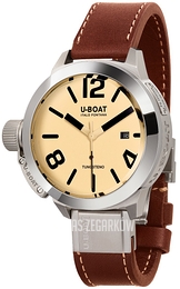 U-Boat Classico Beżowy/Skóra Ø50 mm 8091