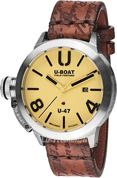 U-Boat Classico Beżowy/Skóra Ø47 mm 8106