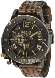 U-Boat U-42 Czarny/Skóra Ø50 mm 8188