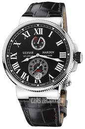 Ulysse Nardin Marine Collection Czarny/Skóra Ø45 mm 1183-122-42 V2