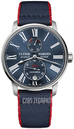 Ulysse Nardin Marine Torpilleur Niebieski/Skóra Ø42 mm 1183-310-3A-0A