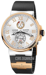 Ulysse Nardin Marine Collection Srebrny/Guma Ø45 mm 1185-122-3-41 V2