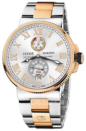 Ulysse Nardin Marine Collection Srebrny/18 karatowe różowe złoto Ø45 mm 1185-122-8M-41 V2