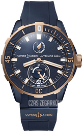 Ulysse Nardin Diver Niebieski/Guma Ø44 mm 1185-170-3-BLUE