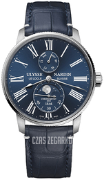 Ulysse Nardin Torpilleur Niebieski/Skóra Ø42 mm 1193-310LE-3A-175-1A
