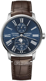 Ulysse Nardin Torpilleur Niebieski/Skóra Ø42 mm 1193-310LE-3A-175-1B