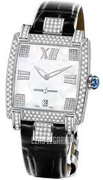 Ulysse Nardin Ladies Caprice Biały/Skóra Ø34 mm 130-91FC-301